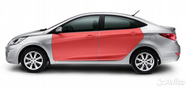 Комплект шумоизоляции 4 дверей для LADA Priora