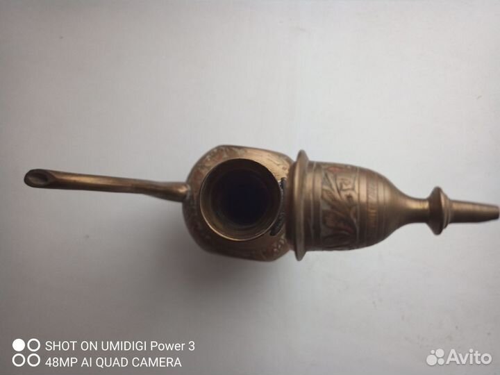 Кумган кувшин винтаж, латунь СССР 17 см