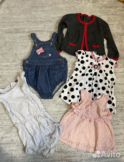 Пакет одежды для девочки h&m и др