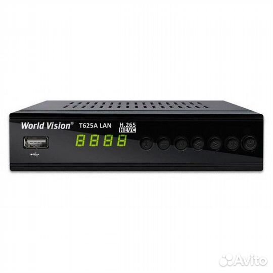 Ресивер DVB-T2/C World Vision T625A LAN с кабельны