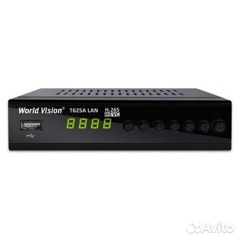 Ресивер DVB-T2/C World Vision T625A LAN с кабельны