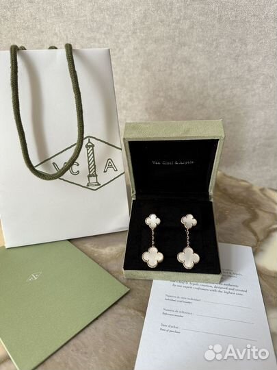 Van cleef серьги