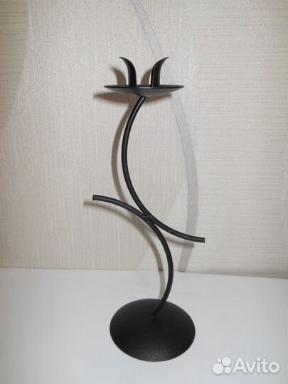 Декоративные металлические подсвечники 3шт