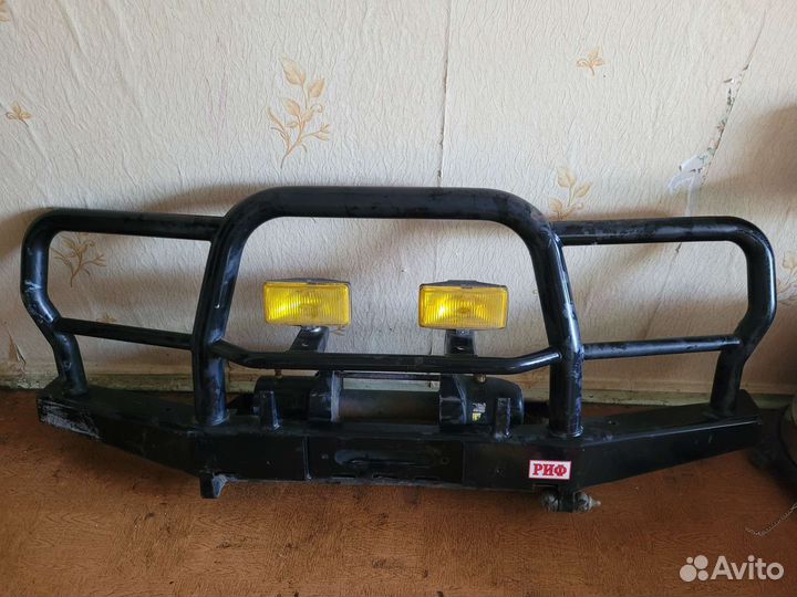 Усиленный бампер Риф УАЗ + площадка для лебедки