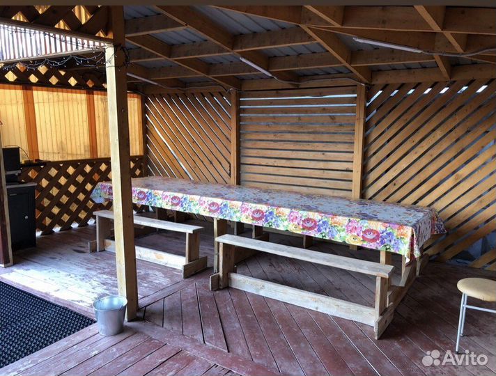 Беседка в аренду с бассейном