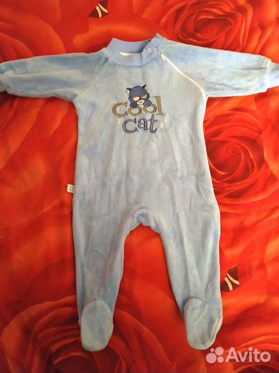 Комбинезон бархатный