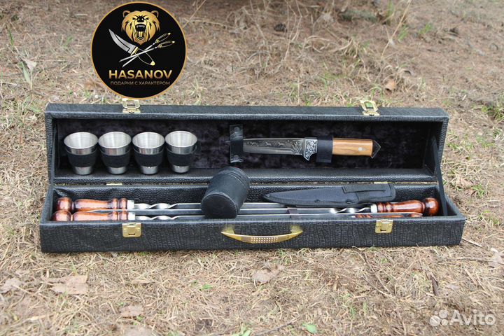 Подарок мужчине шашлычный набор