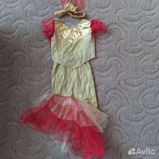 Карнавальный костюм для девочки золотая рыбка