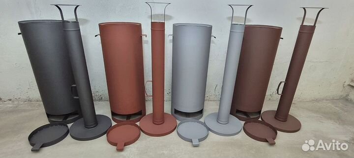 Печь для бассейна на дровах из нержавеющей стали