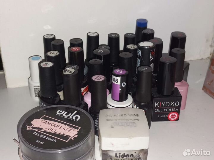 Набор гель лаков бу