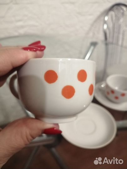 Две чайные пары дулево СССР