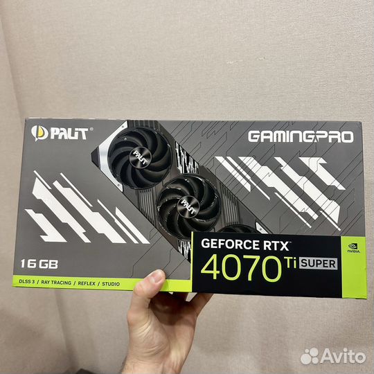 Palit RTX 4070 Ti super GamingPro 16 гб