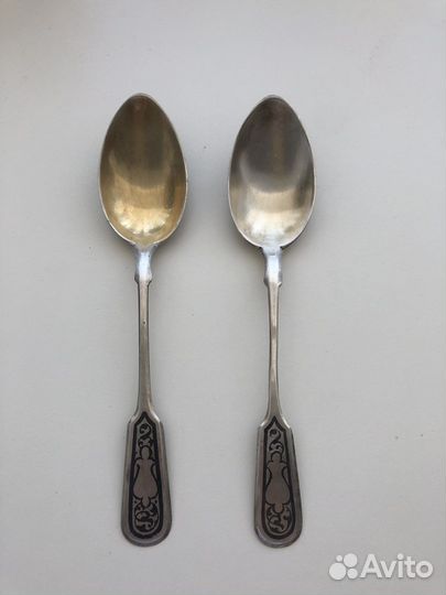 Столовые ложки серебро 875 пробы