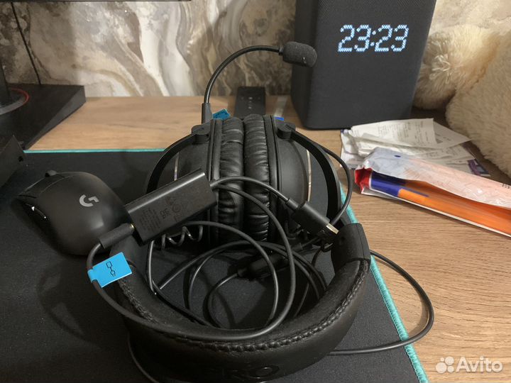 Игровые наушники logitech