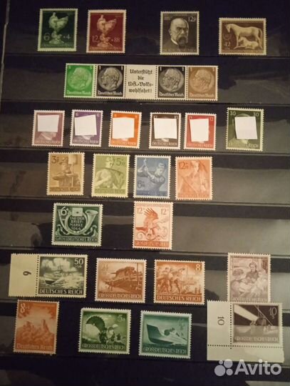 Марки Германии 1943 - 1944