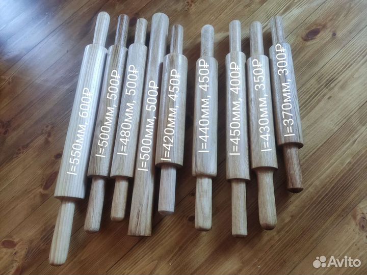 Кухонная утварь из дуба и ясеня