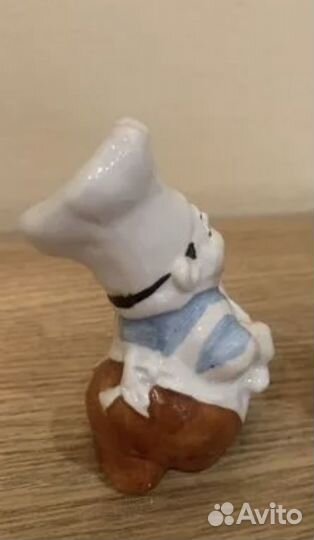 Солонка, фарфор, Повар, ссср,50-е