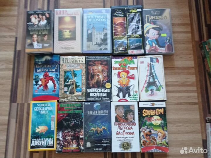 Видеокассеты студийные, разная тема, 40шт