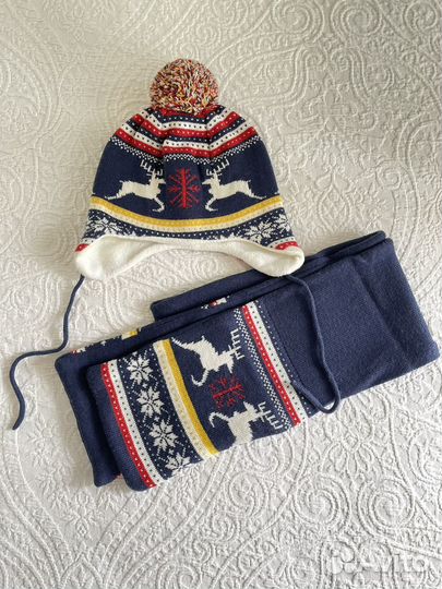 Комплект шапка и шарф 52