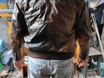 Ivagio Кожаная куртка мужская винтаж