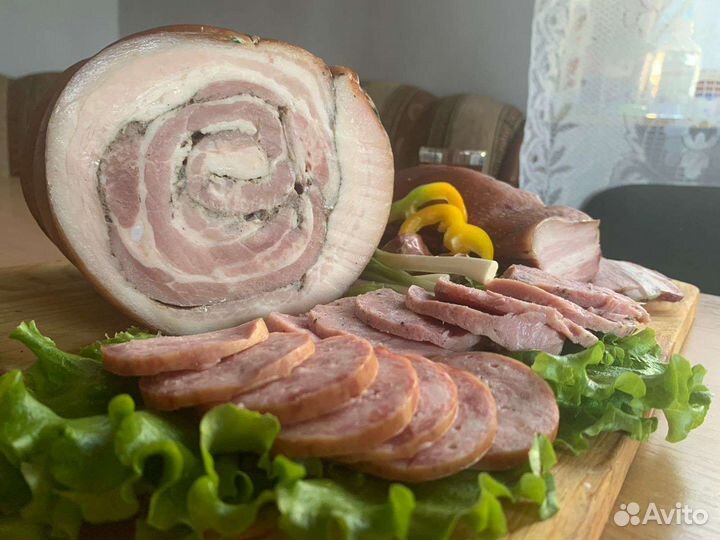 Колбаса, копчение, мясо