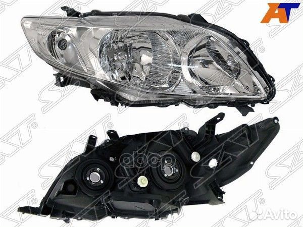 Фара toyota corolla 06-10 RH с электрокорректор