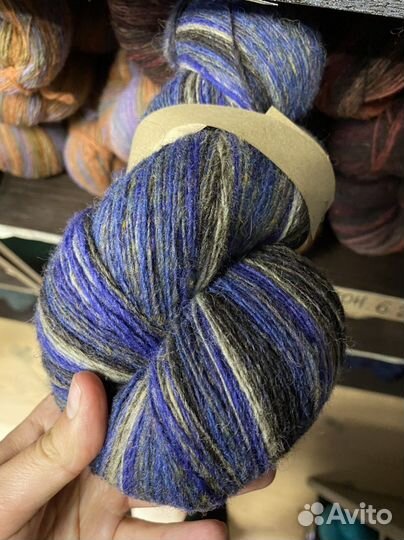 Пряжа дундага синие тона dundaga 6.1 и 6.2