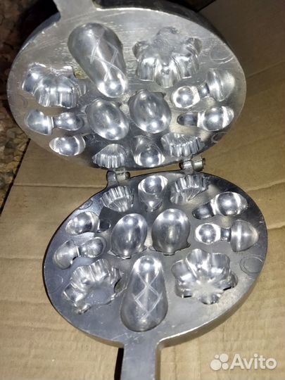 Форма печенье выпечка орешки грибочки СССР