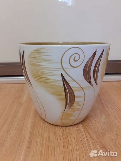 Цветочный горшок керамический