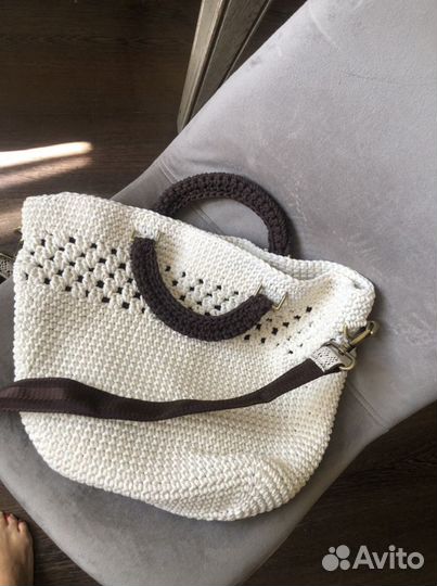 Сумка вязанная дизайнерская