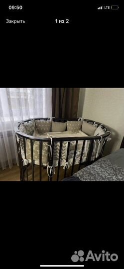 Детская кроватка трансформер