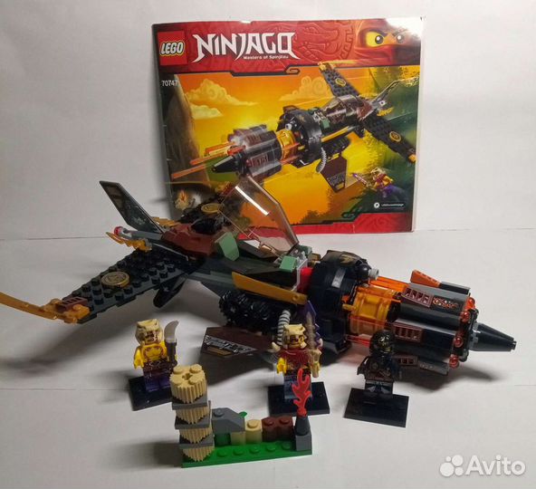 Lego Ninjago Лего 70747 Cole's Boulder Blaster
