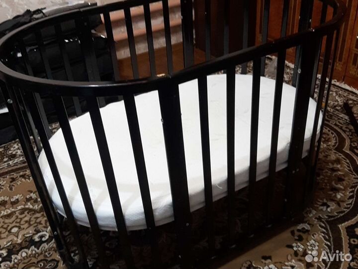 Детская кровать до 3 лет с матрасом бу