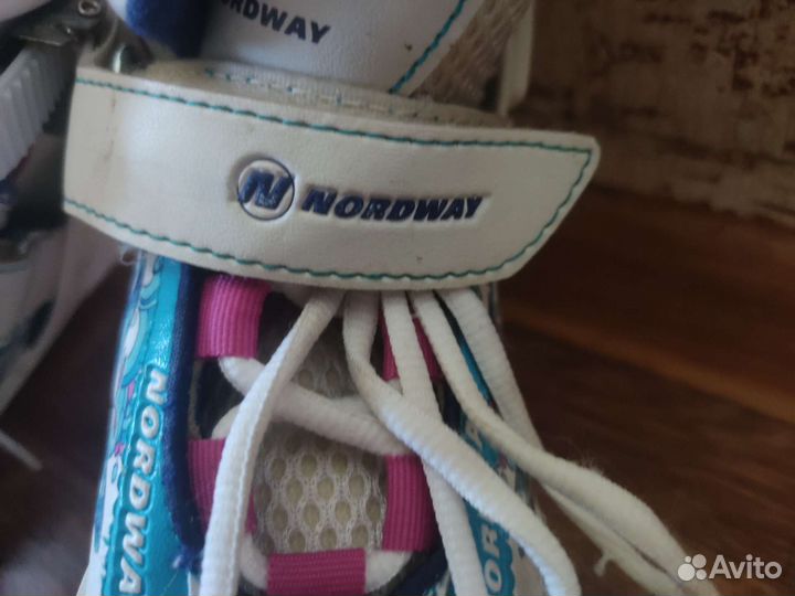 Коньки Nordway детские раздвижные 26-30