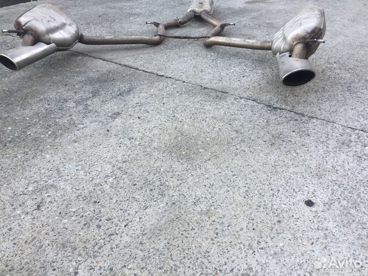 Глушитель задняя часть mercedes CLS W219 M272