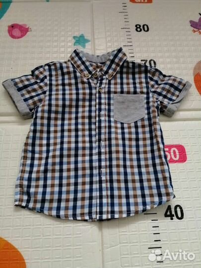 Рубашка на мальчика 86 размер
