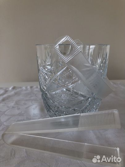 Хрустальное ведерко для льда