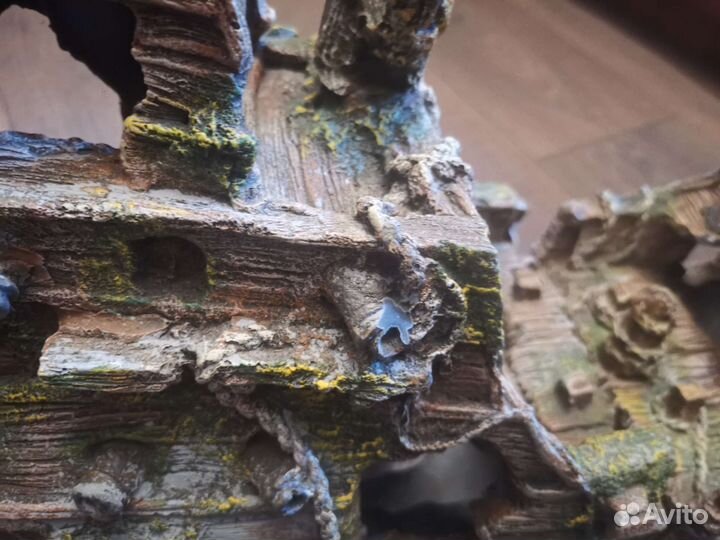 Затонувший корабль декор для аквариума