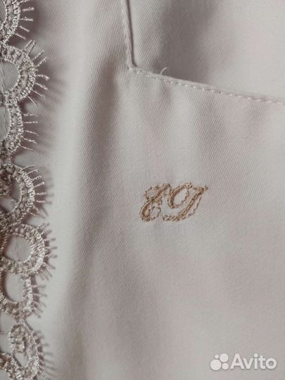 Медицинский халат женский с кружевом