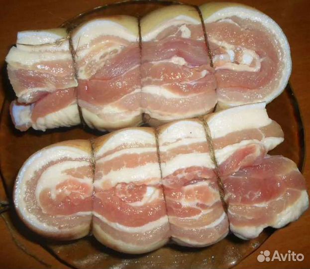 Сало соленое домашнее, сельдь