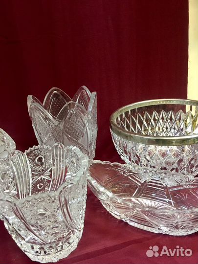 Хрустальные вазы СССР