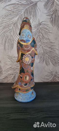 Статуэтка Богиня Канон, фарфор, Сацума