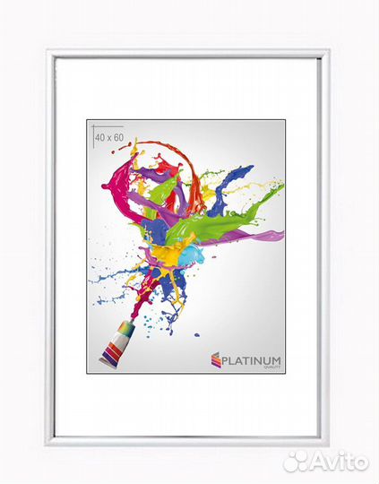 Фоторамка Platinum poster 40х60 алюминий (AL-02 Се