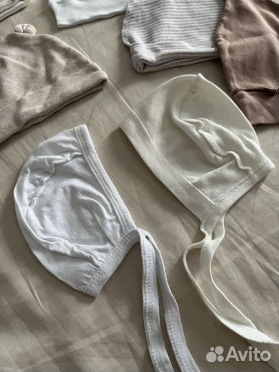 Шапочки / чепчики для малышей 0+