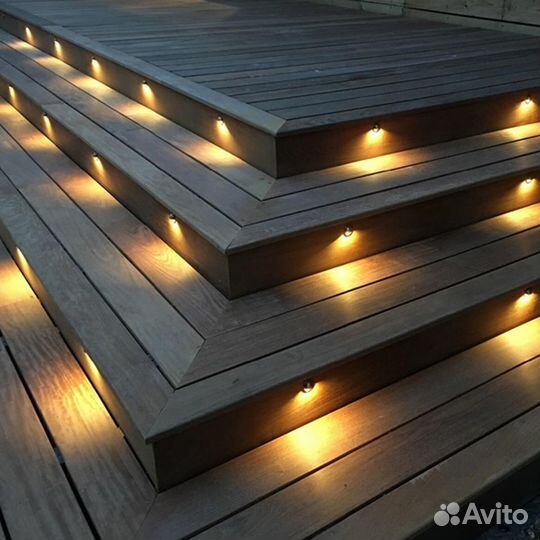 Уличные LED светильники для лестниц и террас набор