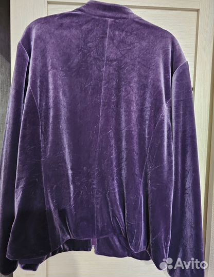 Бархатная курточка женская 52-54разм