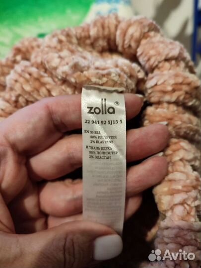 Шапка женская вязанная велюр