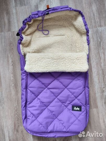 Меховой конверт для новорожденных от Markus