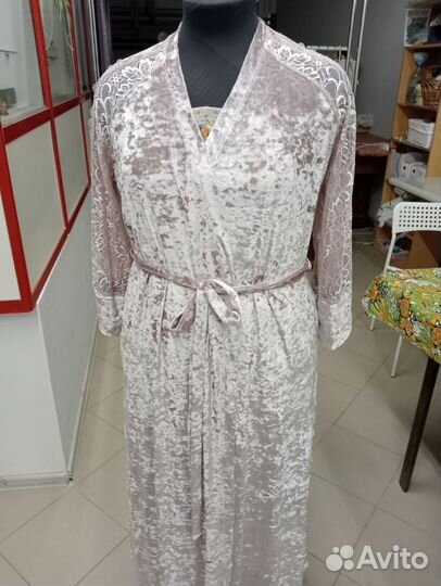 Халат женский,велюровый