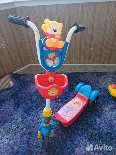 Самокат детский трехколесный бу